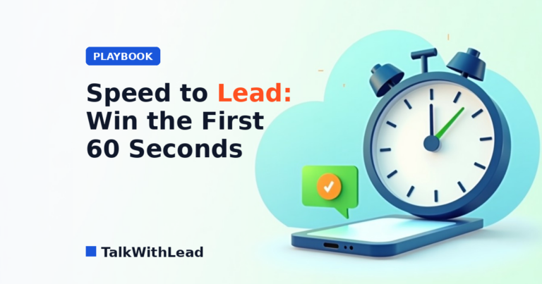 Speed-to-Lead: Why the First 60 Seconds Win Most Deals