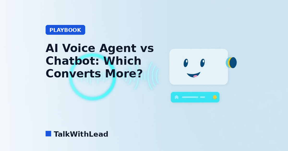 AI Voice Agent vs Chatbot Conversion Rate