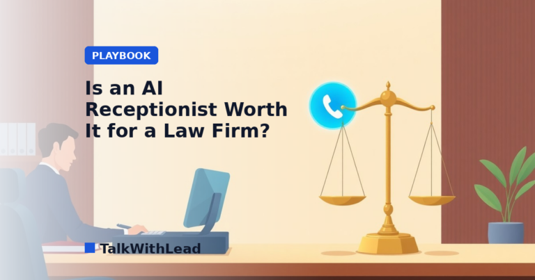 Is an AI Receptionist Worth It for a Law Firm?