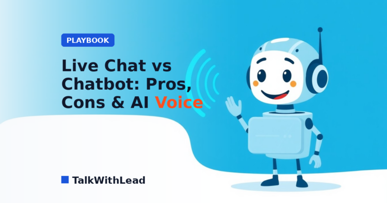 Live Chat vs Chatbot: Pros, Cons, and the AI Voice Upgrade