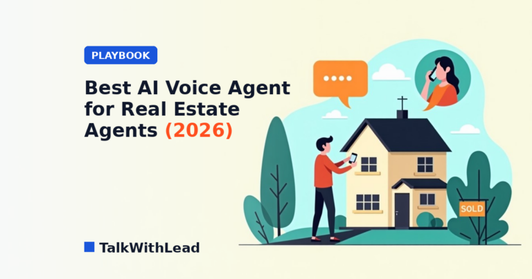Best AI Voice Agent for Real Estate Agents (2026)