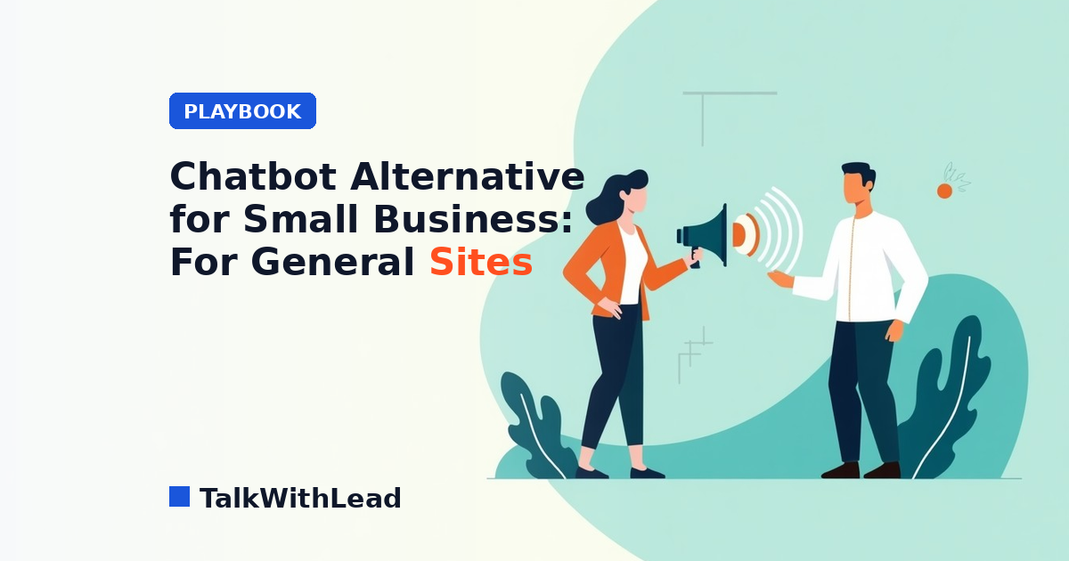 Chatbot Alternative for Small Business: For General Sites
