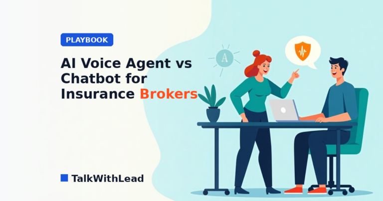 AI Voice Agent vs Chatbot for Insurance Brokers