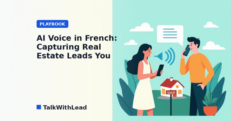 AI Voice in French: Capturing Real Estate Leads You Lose