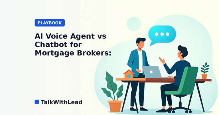 AI Voice Agent vs Chatbot for Mortgage Brokers: Which Wins?