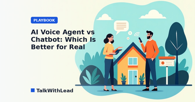 AI Voice Agent vs Chatbot: Which Is Better for Real Estate?