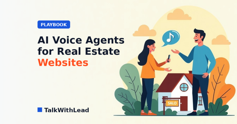 AI Voice Agents for Real Estate Websites