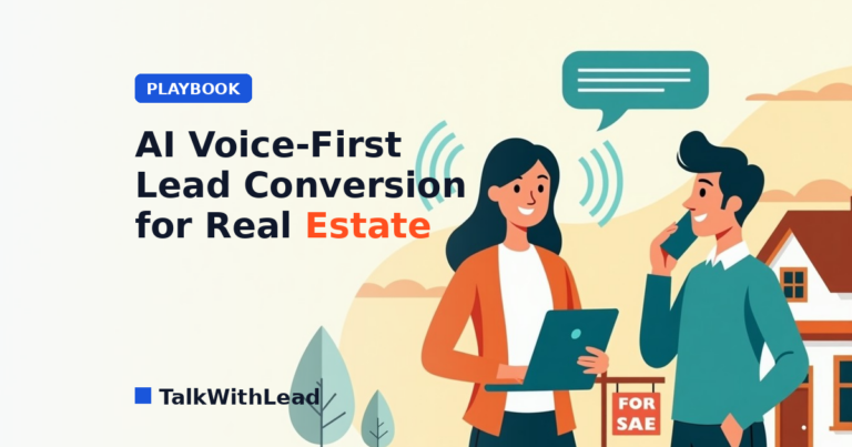 AI Voice-First Lead Conversion for Real Estate