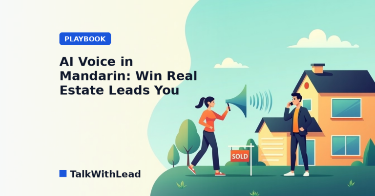 AI Voice in Mandarin: Win Real Estate Leads You Lose