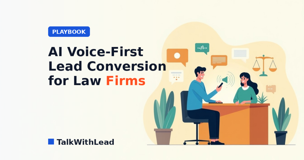 AI Voice-First Lead Conversion for Law Firms