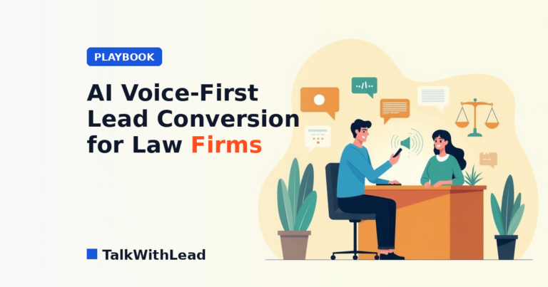 AI Voice-First Lead Conversion for Law Firms