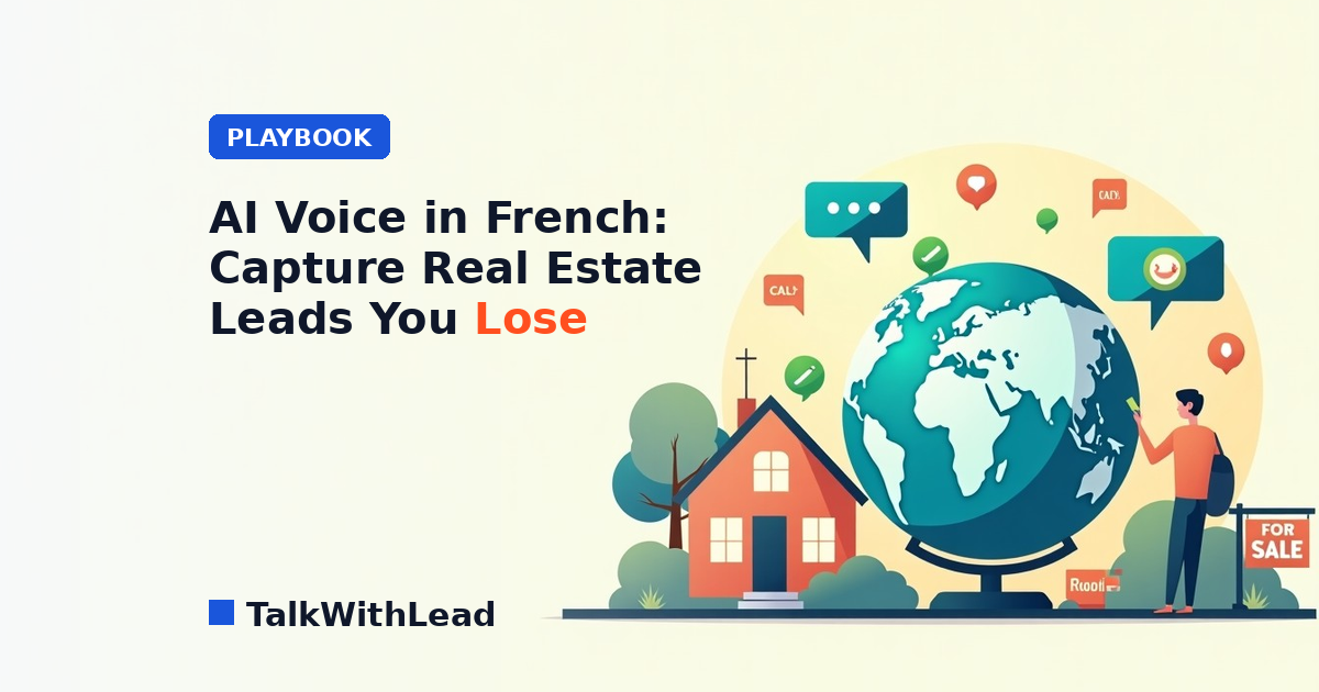 AI Voice in French: Capture Real Estate Leads You Lose